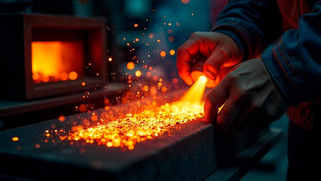 Argón en metalurgia: clave en la producción de metales puros.
