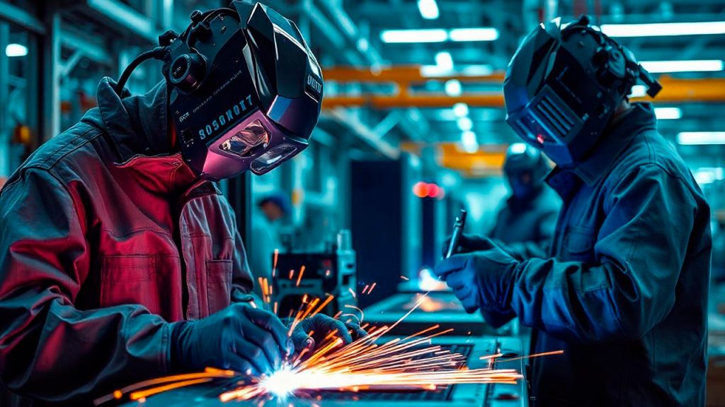 Argón en industria automotriz: innovación en soldadura y componentes electrónicos.