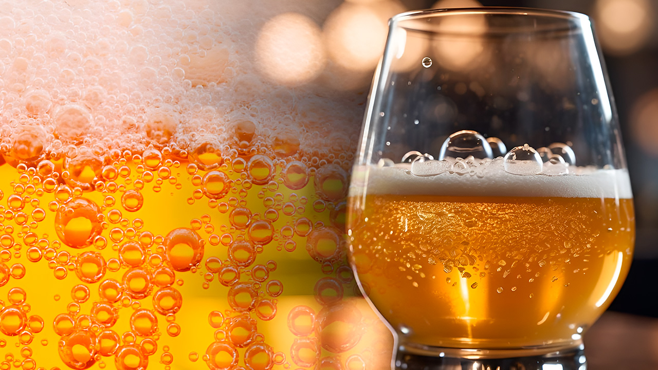El uso del CO₂ en la fabricación de cerveza y vinos espumosos