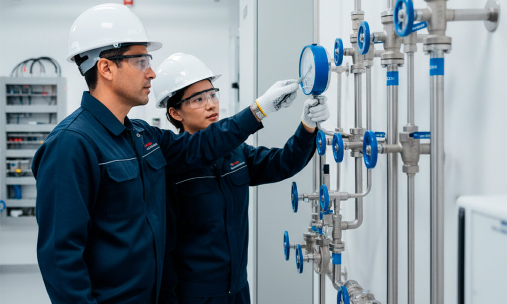 Mantenimiento redes de gases con calendario preventivo