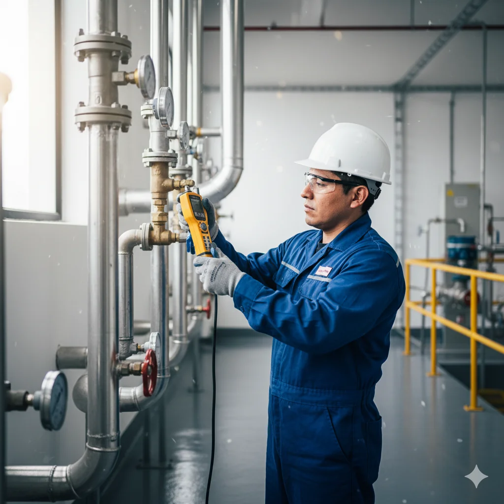 Instalación de redes de gases industriales: pasos, materiales y certificaciones