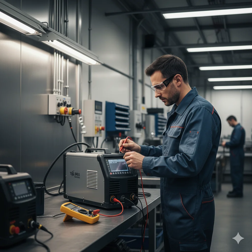 Mantenimiento de máquinas de soldar MIG, TIG y ARCO