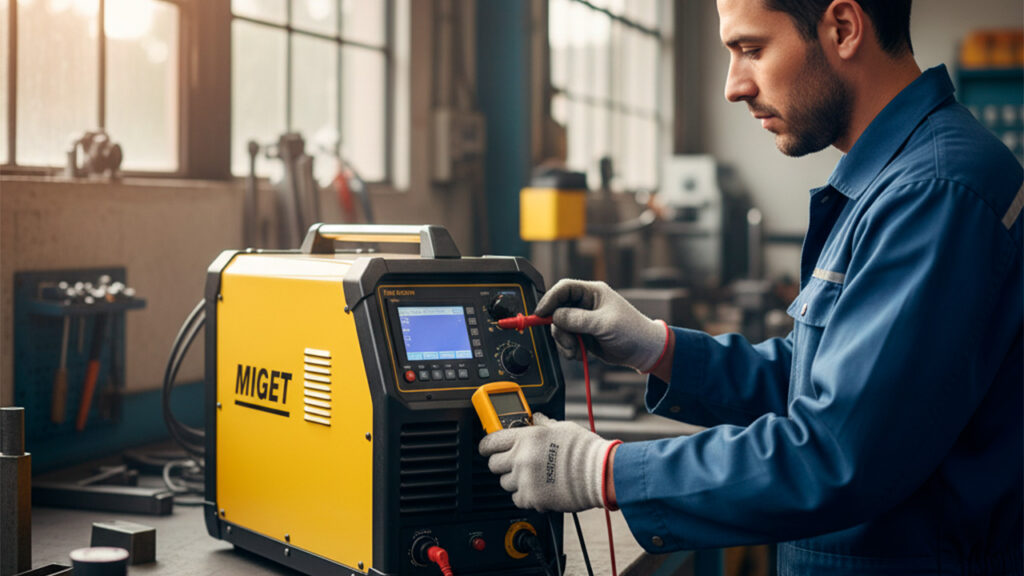 Mantenimiento de máquinas de soldar MIG, TIG y ARCO