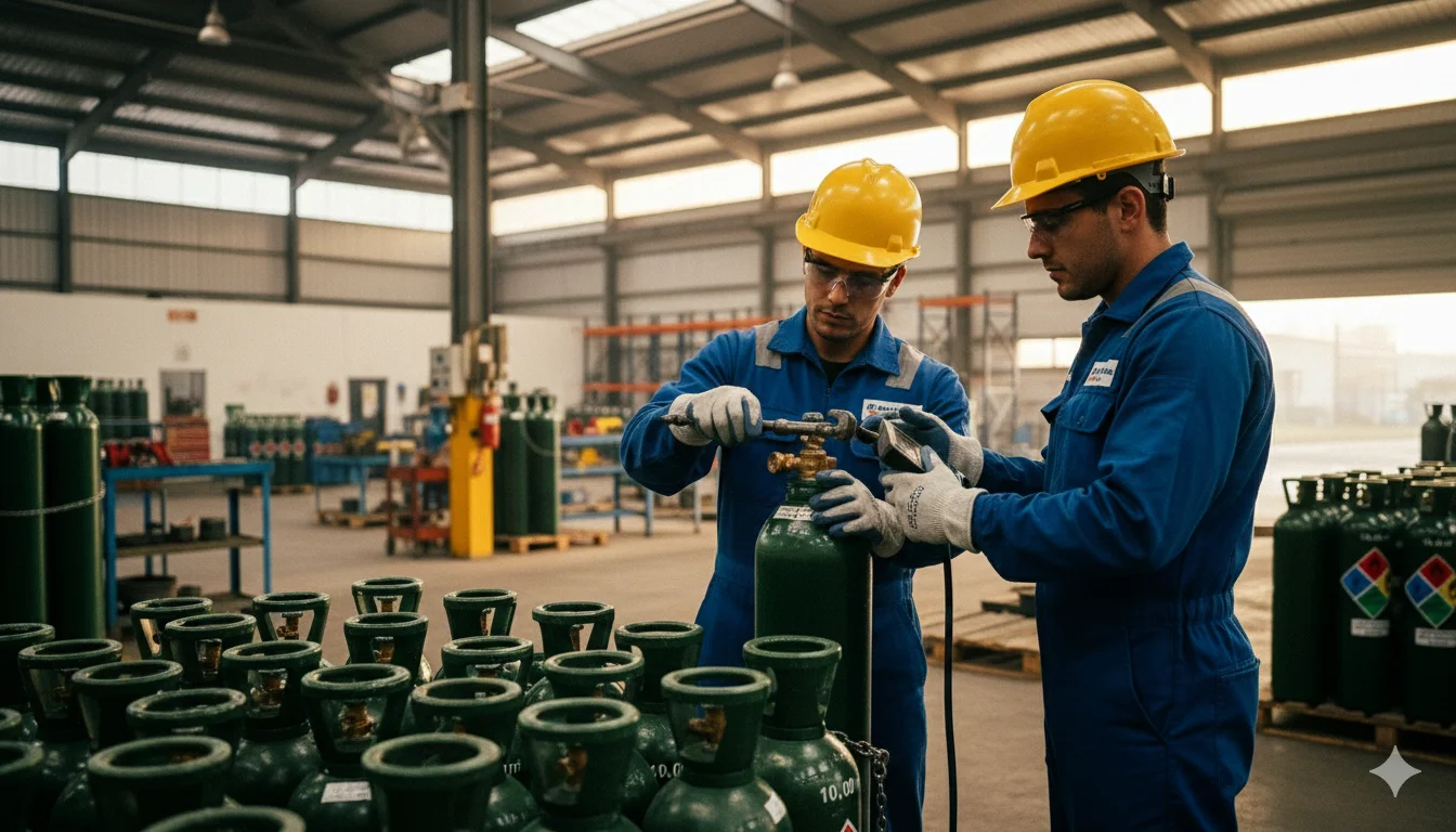 Transporte de gases industriales: normas y recomendaciones