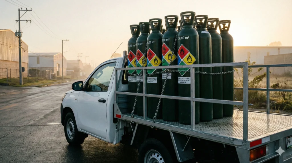 Transporte de gases industriales: normas y recomendaciones