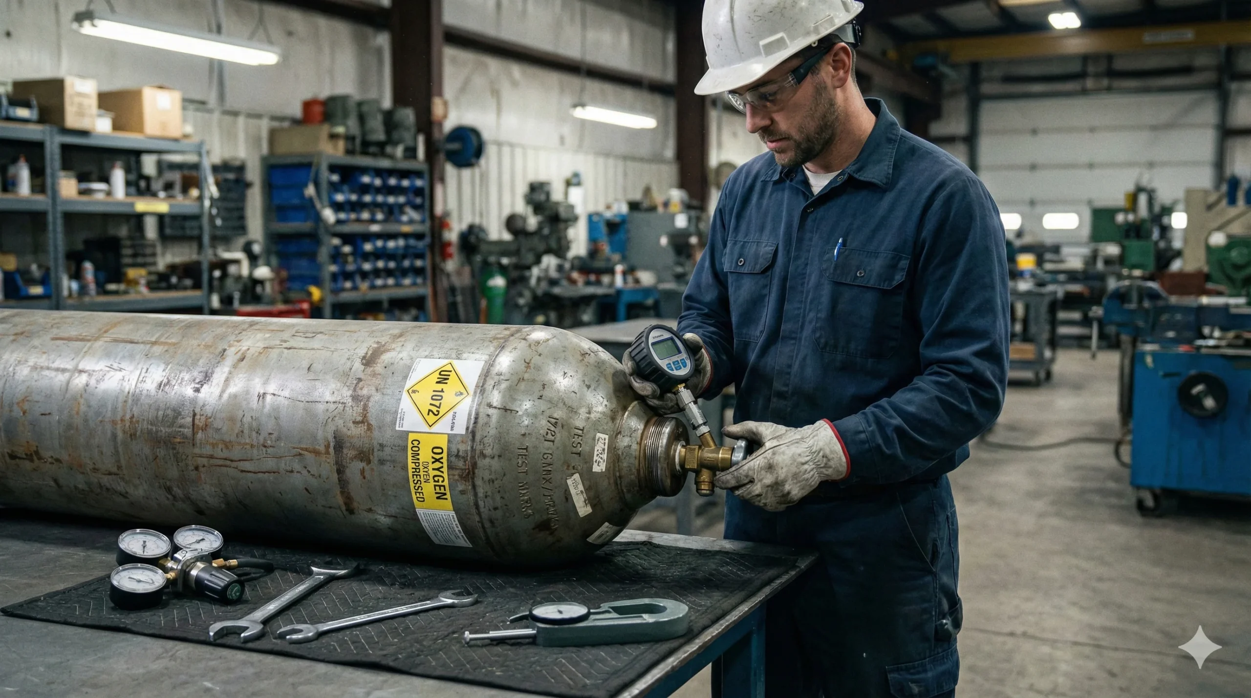 Pruebas hidrostáticas periódicas a tus cilindros: ¿Por qué es vital realizarlos?
