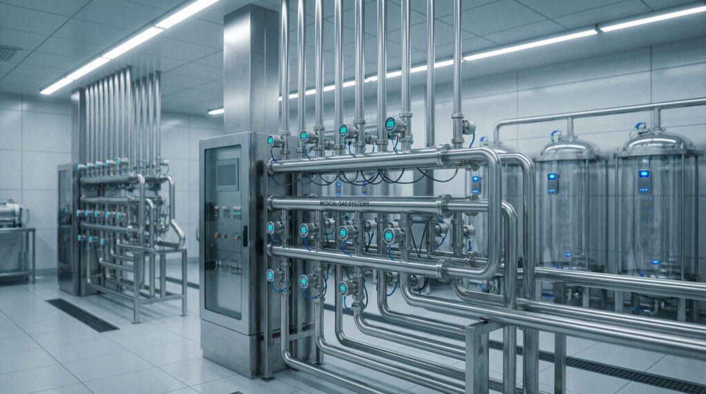 Instalación de gases en hospitales: estándares y seguridad