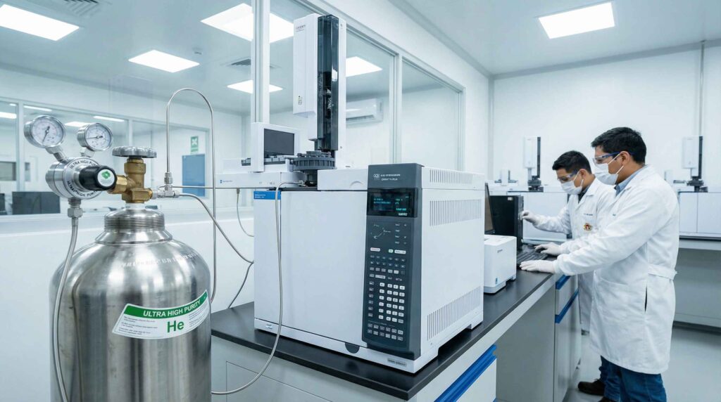 Gases UHP y gases industriales comunes: Diferencias