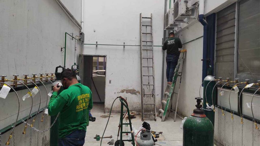 Instalación de redes de gases industriales en tu planta o laboratorio