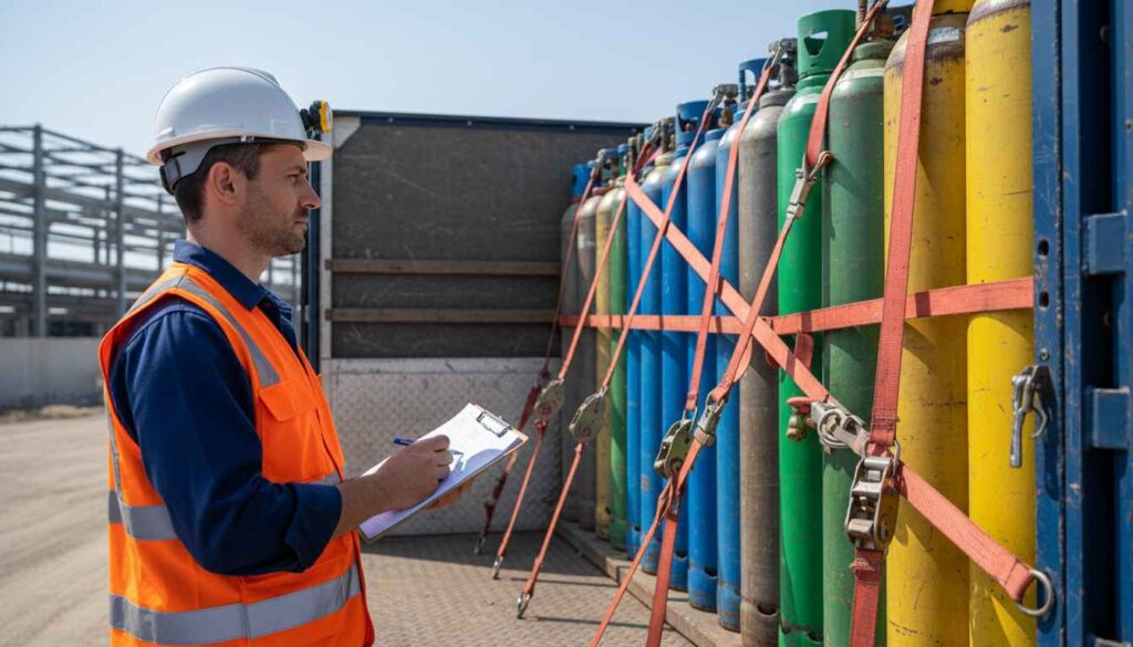 Transporte seguro de gases: checklist operativo para gestión en ruta