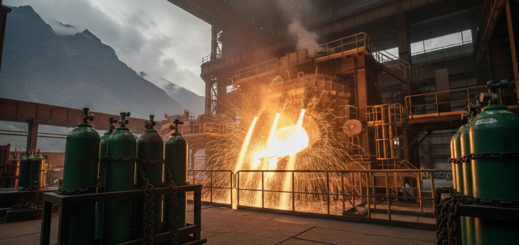 Oxígeno industrial: seguridad y aplicaciones en la minería y metalurgia