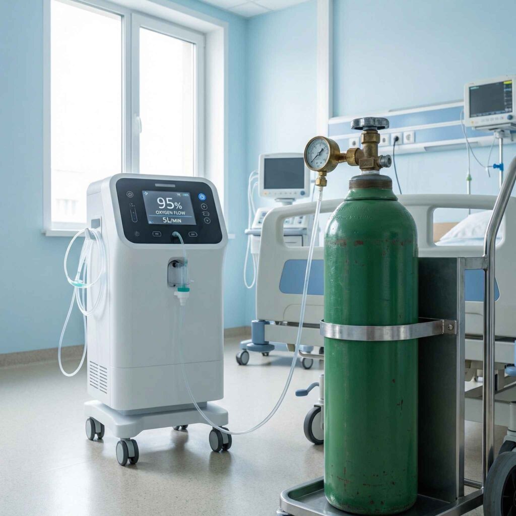 Concentrador vs cilindro: costos y operativa comparada