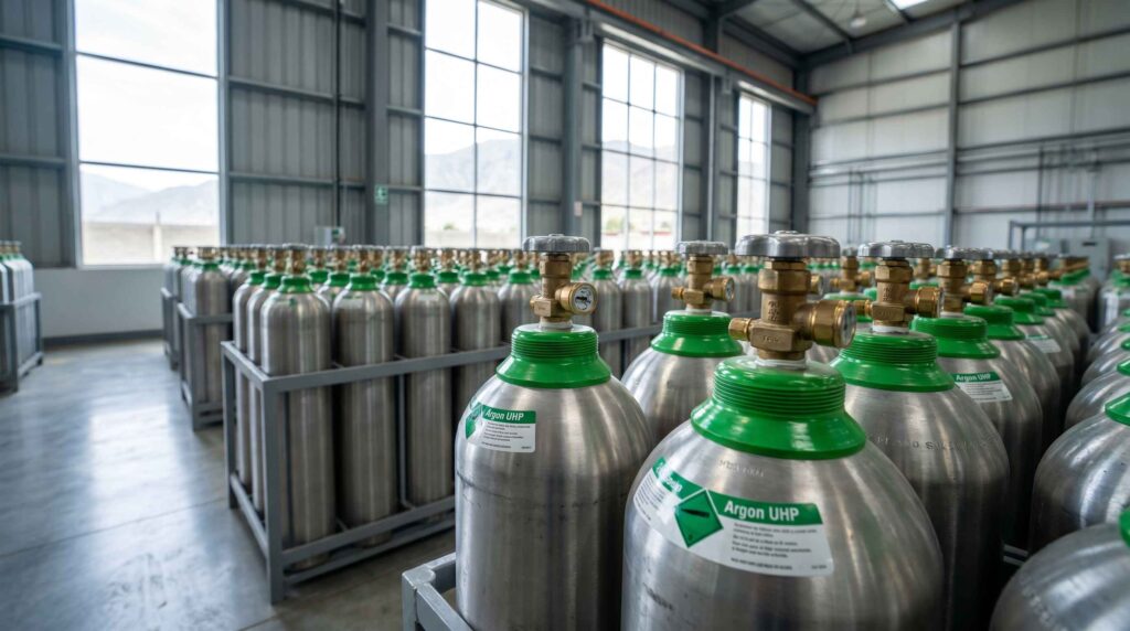 Argón UHP en Perú: precisión para soldadura y semiconductores