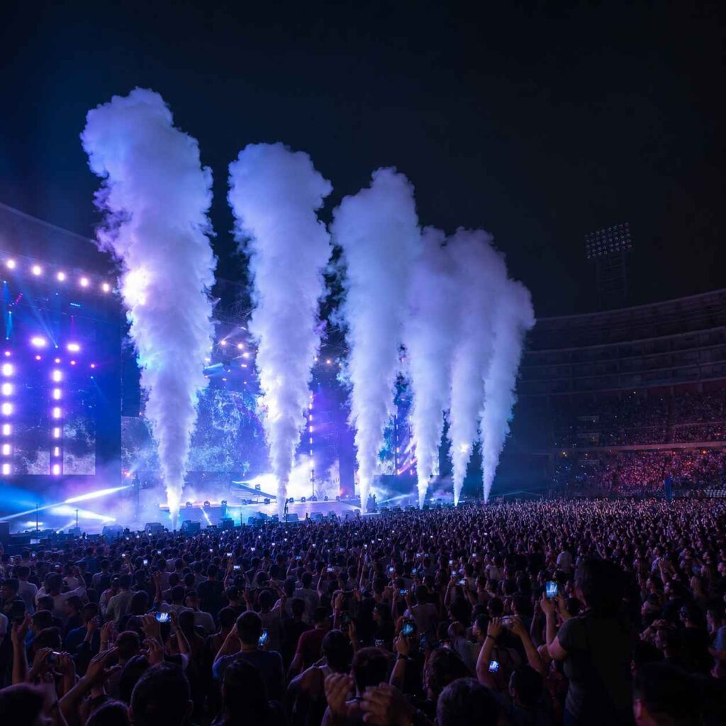 Soporte de Oxifam para eventos musicales, deportivos y especiales