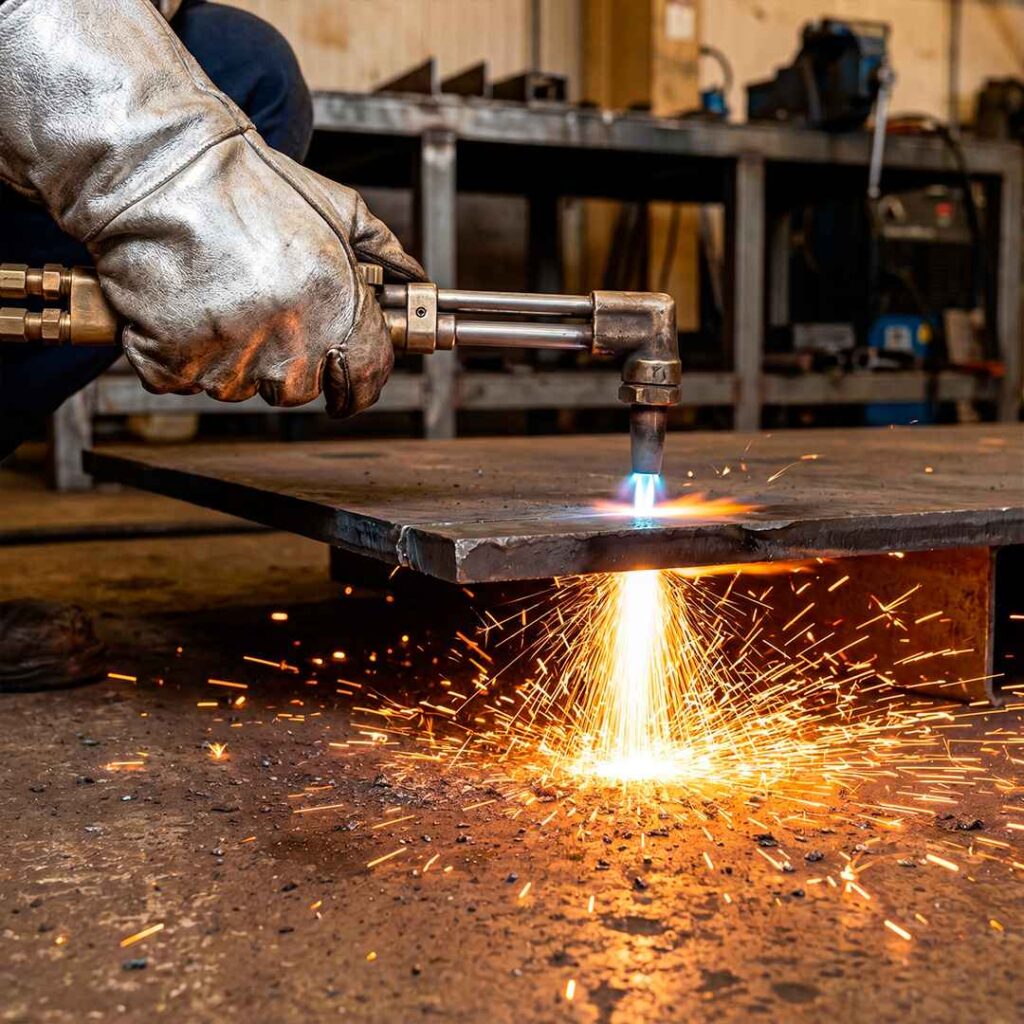 Usos del oxígeno industrial en metalurgia
