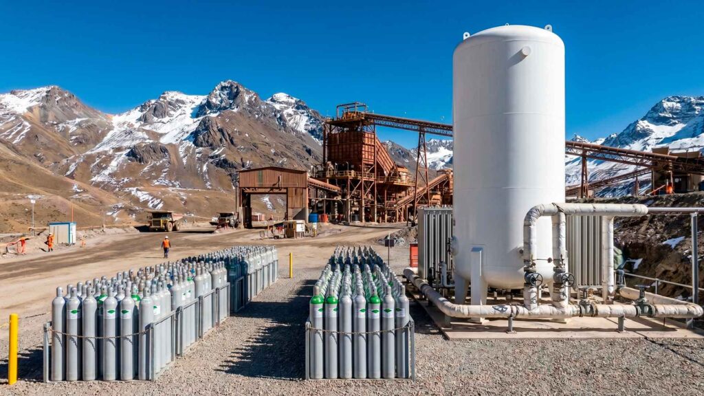 Tipos de gases que se usan en la minería peruana